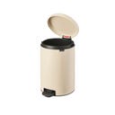 NewIcon - Pattumiera a Pedale 20 L con Inserto in Plastica