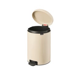NewIcon - Pattumiera a Pedale 20 L con Inserto in Plastica