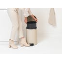 NewIcon - Pattumiera a Pedale 20 L con Inserto in Plastica