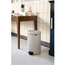 NewIcon - Pattumiera a Pedale 20 L con Inserto in Plastica