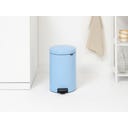 NewIcon - Pattumiera a Pedale 20 L con Inserto in Plastica