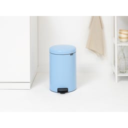 NewIcon - Pattumiera a Pedale 20 L con Inserto in Plastica