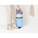 NewIcon - Pattumiera a Pedale 20 L con Inserto in Plastica