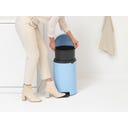 NewIcon - Pattumiera a Pedale 20 L con Inserto in Plastica