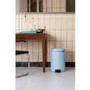 NewIcon - Pattumiera a Pedale 20 L con Inserto in Plastica