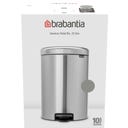 NewIcon - Pattumiera a Pedale 20 L con Inserto in Plastica