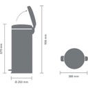 Brabantia NewIcon Pedaalemmer, 30 Liter