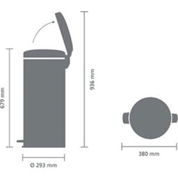 Brabantia NewIcon Pedaalemmer, 30 Liter