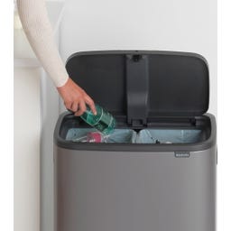 Brabantia Bo Touch Bin, 2 x 30 Liter