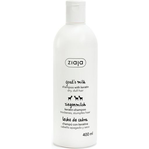 goat's milk strengthening shampoo with keratin - 400 ml