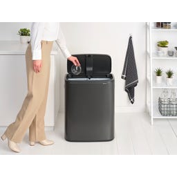 Brabantia Bo Touch Bin, 2 x 30 Liter