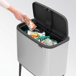 Brabantia Bo Touch Bin 36 L met Kunststof Inzet