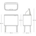 Brabantia Bo Touch Bin 36 L met Kunststof Inzet