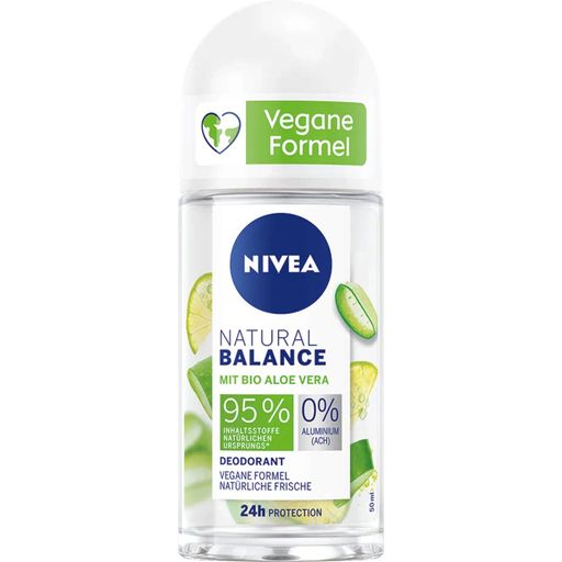 Natural Balance Deo Roll-On med Ekologisk Aloe Vera - 50 ml