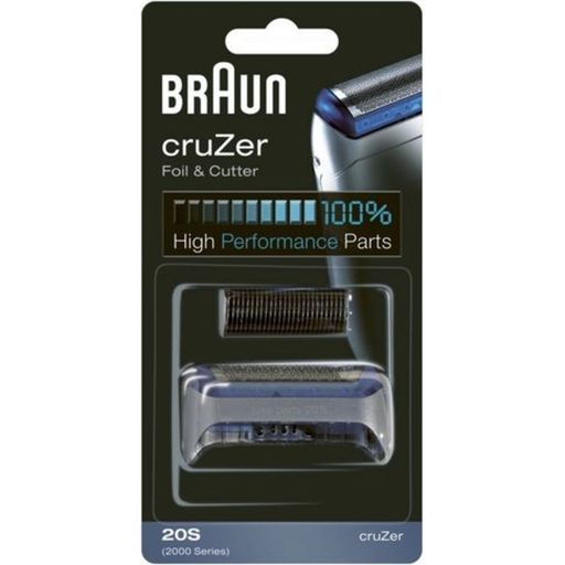 Braun Pacote de Cabeça de Barbear 20S - 1 Unid.