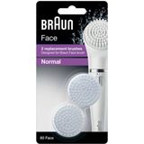 Escovas de Substituição Braun Face 80 - Pacote de 2, Normal