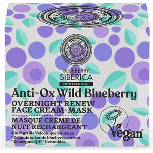 Blueberry Anti-Ox Overnight Renew Face Cream Mask - 50 ml