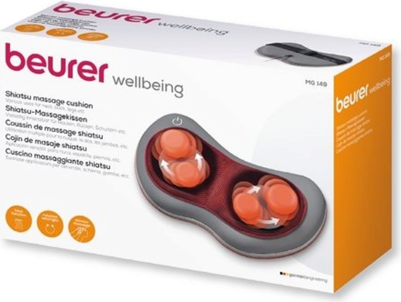 beurer Coussin de Massage Shiatsu MG 149 - 1 pcs
