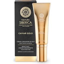Natura Siberica Caviar Gold Concentrate éjszakai arckrém - 30 ml