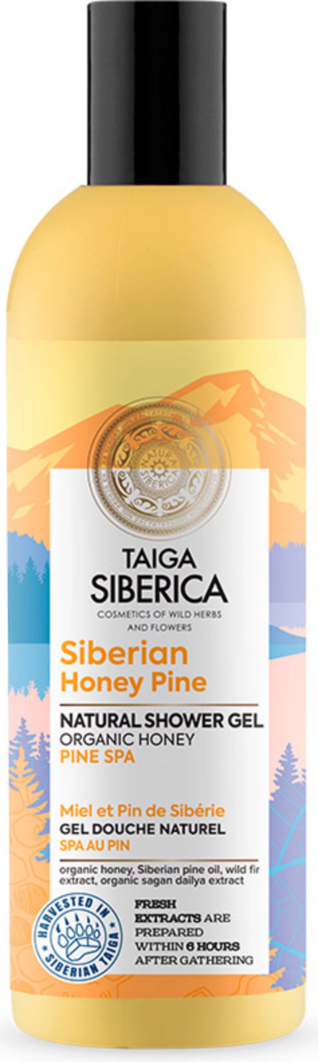 Taiga Siberian Honey Pine Natural Shower Gel