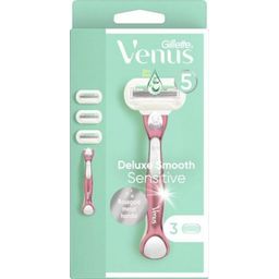 Venus - Maquinilla Deluxe Smooth Sensitive Rosé + 3 Cabezales - 1 ud.
