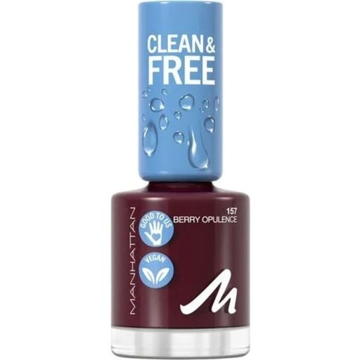 MANHATTAN Lakier do paznokci Clean & Free - 157 - Berry Opulence