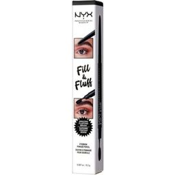 NYX Professional Makeup Fill & Fluff Eyebrow Pomade Pencil - 8 - Black