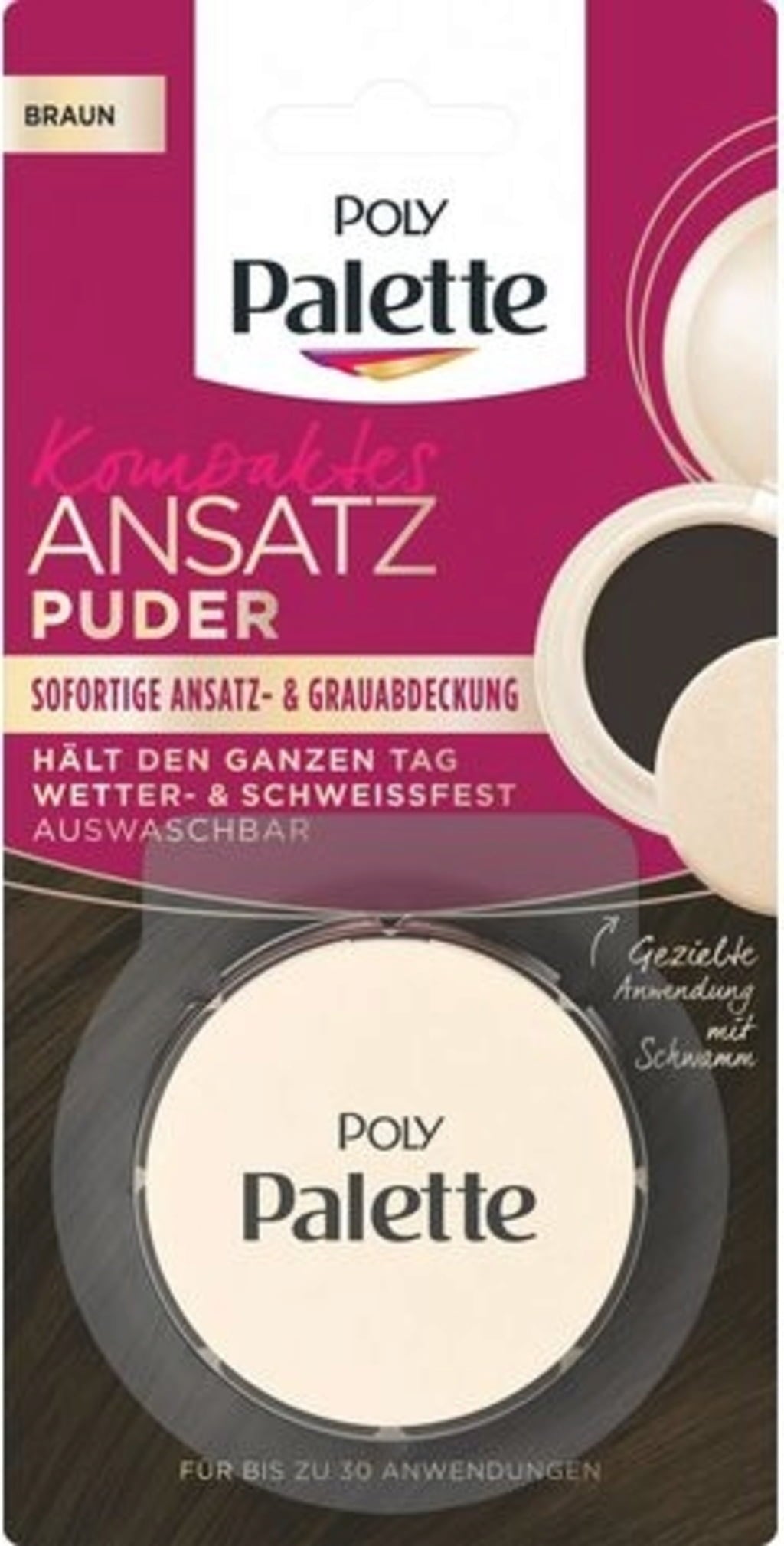 POLY Palette - Polvere Compatta per Radici, Marrone