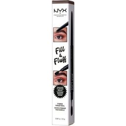 NYX Professional Makeup Fill & Fluff Eyebrow Pomade Pencil - 4 - Chocolate