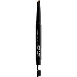 NYX Professional Makeup Fill & Fluff Eyebrow Pomade Pencil - 2 - Taupe