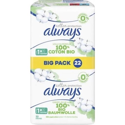 Ultra Cotton Protection Normal Sanitary Napkins With Wings - 22 Pcs
