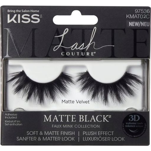 KISS Lash Couture - Matte Black, Matte Velvet - 1 set