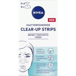 NIVEA Hautverfeinernde Clear-up Strips 6 Stück - 6 Stk