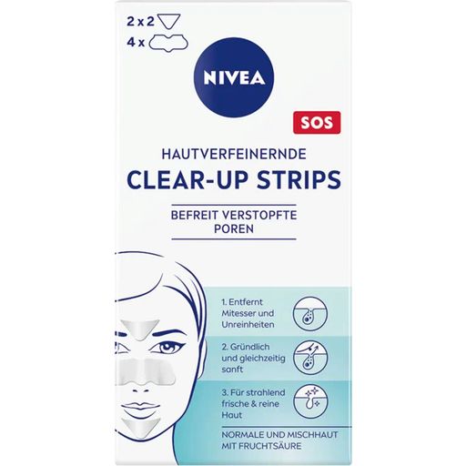 NIVEA Pore Refining Clear-Up Strips - 6 Pieces - 6 Pcs