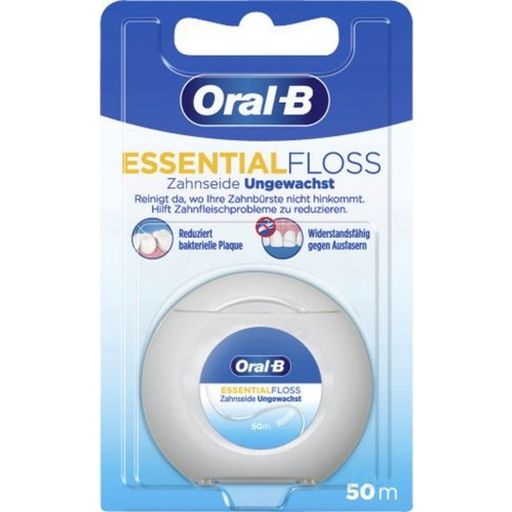 Oral-B Essential Floss, Unwaxed - 50 m