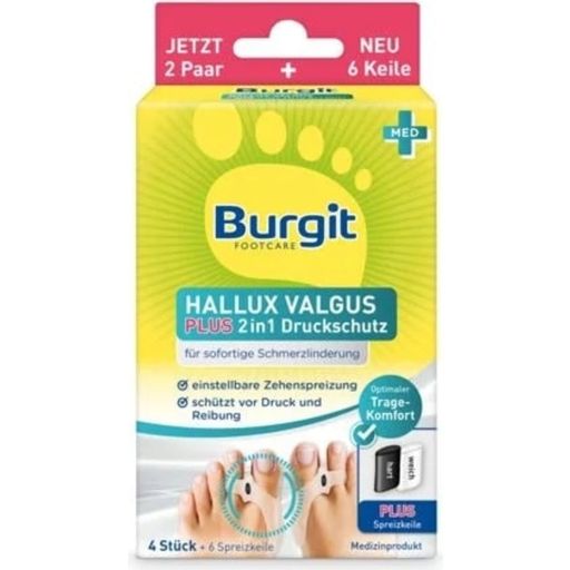 Burgit Hallux Valgus Plus 2in1 Druckschutz - 4 Stk