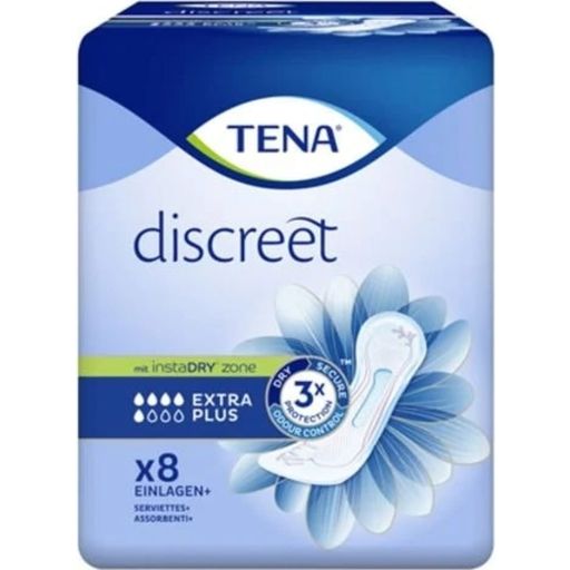 Tena Discreet Trosskydd Extra Plus - 8 st.
