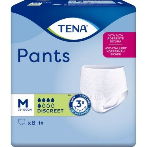 Tena Pants Discreet, White - Size M