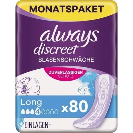 always Discreet Inkontinenz-Einlagen Long - 80 Stk