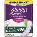 always Discreet Inkontinenz-Einlagen Normal - 96 Stk