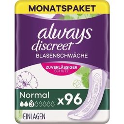 always Discreet Incontinence Pads Normal - 96 Pcs
