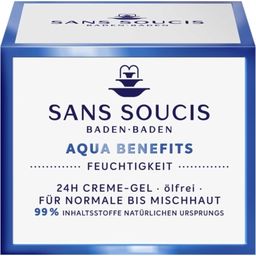 SANS SOUCIS Gel Aqua Benefits – 24h Creme, brez olj - 50 ml