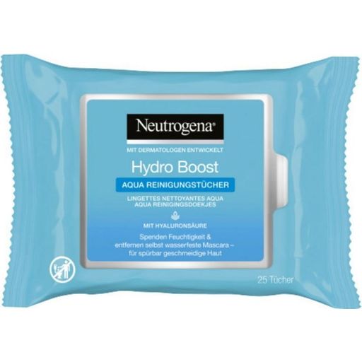 Neutrogena Hydro Boost Water Cleansing Wipes - 25 Pcs