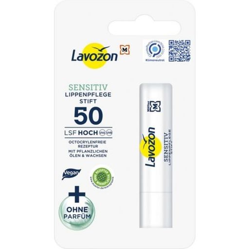 LAVOZON Sensitive Lip Balm SPF 50 - 4,80 g