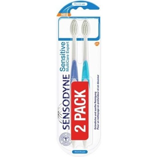 SENSODYNE Tandborste Sensitive Soft Dubbelpack - 2 st.