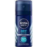 MEN Deo Spray Dry Active Anti-Transpirante Mini