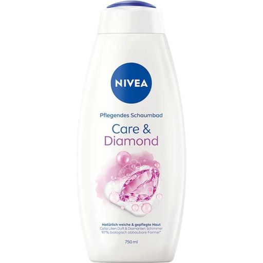 NIVEA Espuma Baño Care & Diamond - 750 ml