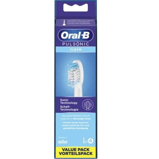 Oral-B Pulsonic Clean Brush Heads - 4 Pcs