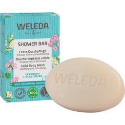 Shower Bar trdna nega za prho Geranium + Litsea Cubeba - 75 g