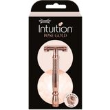 Intuition Rose Gold - Maszynka do golenia z 10 wymiennymi ostrzami